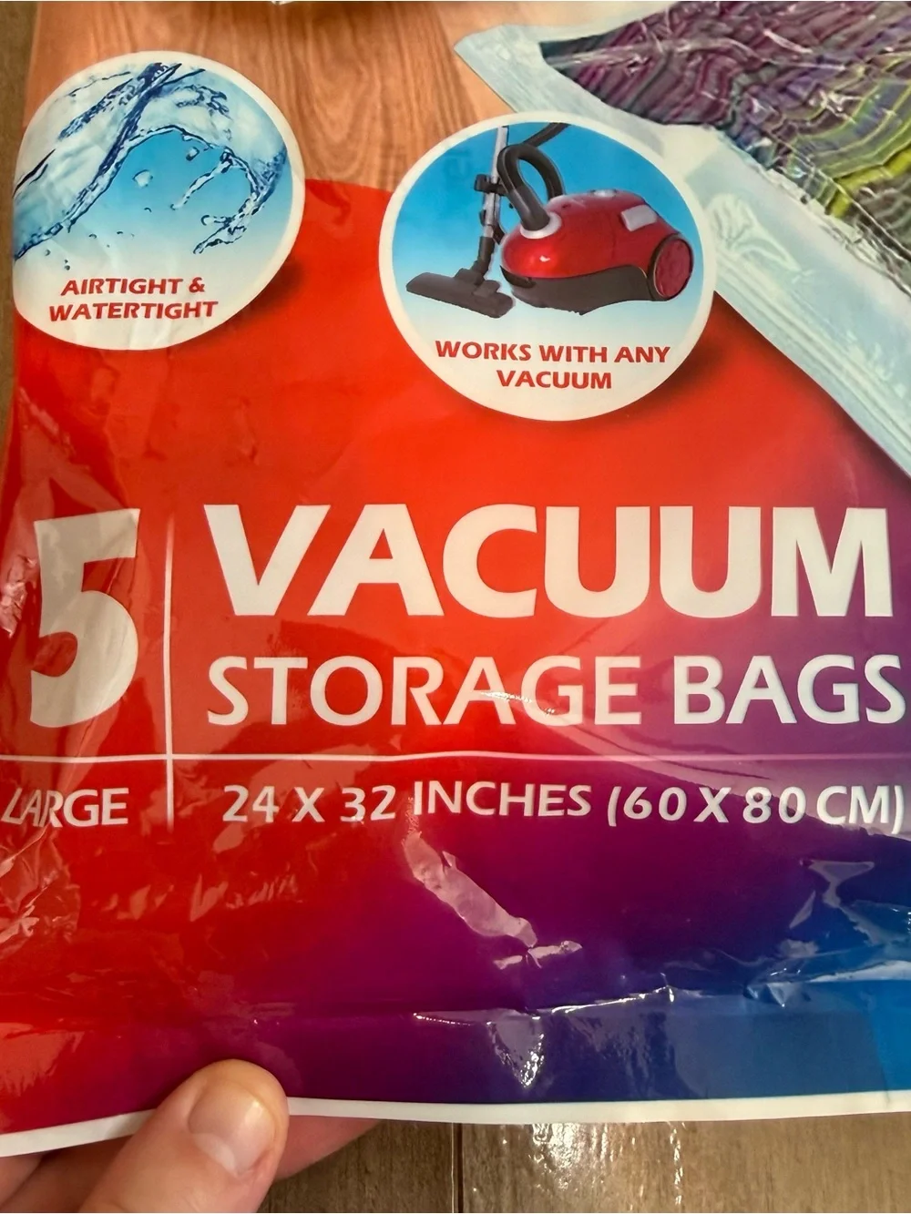 NEW SpaceSaver Vacuum Storage Bags 5 Large 24 x 32 Inch Original Travel Storage